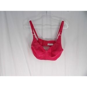 Body Form Womens Pink Hook & Eye Bra Strap Underwire Minimizer Bra Size 38DD